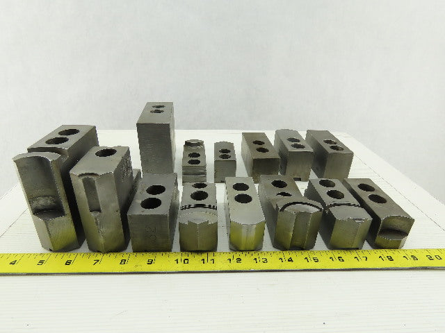 Dillon Ajax KW8 Serrated 1.5mm x 60° Soft Steel Lathe 8" Chuck Jaws Mixed Lot 13