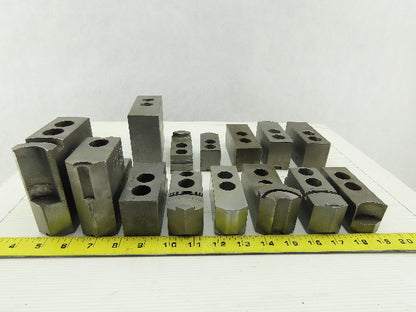 Dillon Ajax KW8 Serrated 1.5mm x 60° Soft Steel Lathe 8" Chuck Jaws Mixed Lot 13