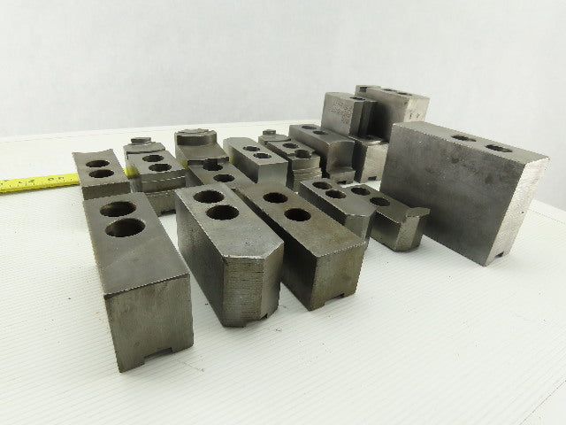 Dillon Ajax KW8 Serrated 1.5mm x 60° Soft Steel Lathe 8" Chuck Jaws Mixed Lot 13