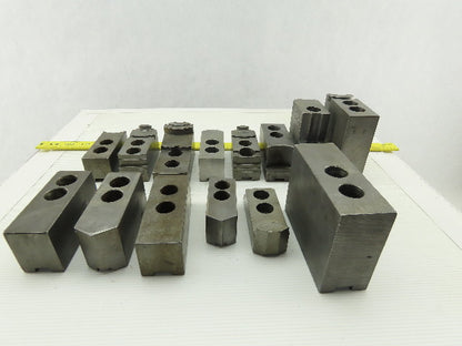 Dillon Ajax KW8 Serrated 1.5mm x 60° Soft Steel Lathe 8" Chuck Jaws Mixed Lot 13