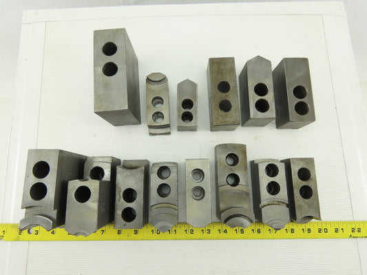 Dillon Ajax KW8 Serrated 1.5mm x 60° Soft Steel Lathe 8" Chuck Jaws Mixed Lot 13