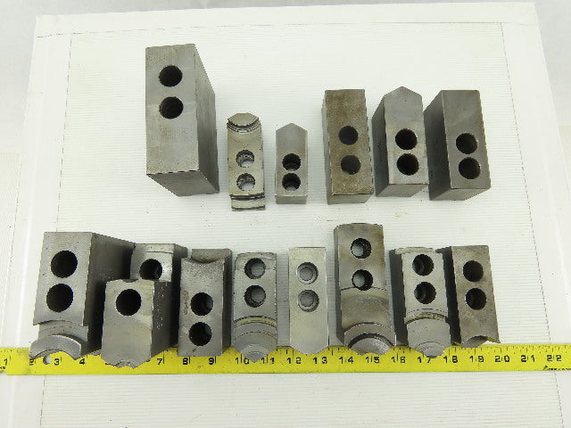 Dillon Ajax KW8 Serrated 1.5mm x 60° Soft Steel Lathe 8" Chuck Jaws Mixed Lot 13