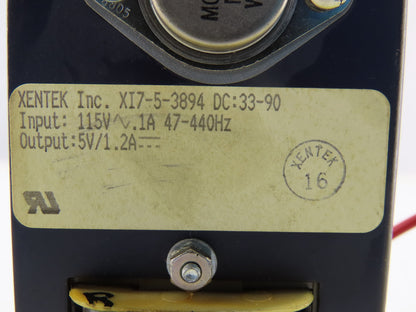 Xentek XI7-5-3894 115V .1A 47-440Hz Input 5V Output