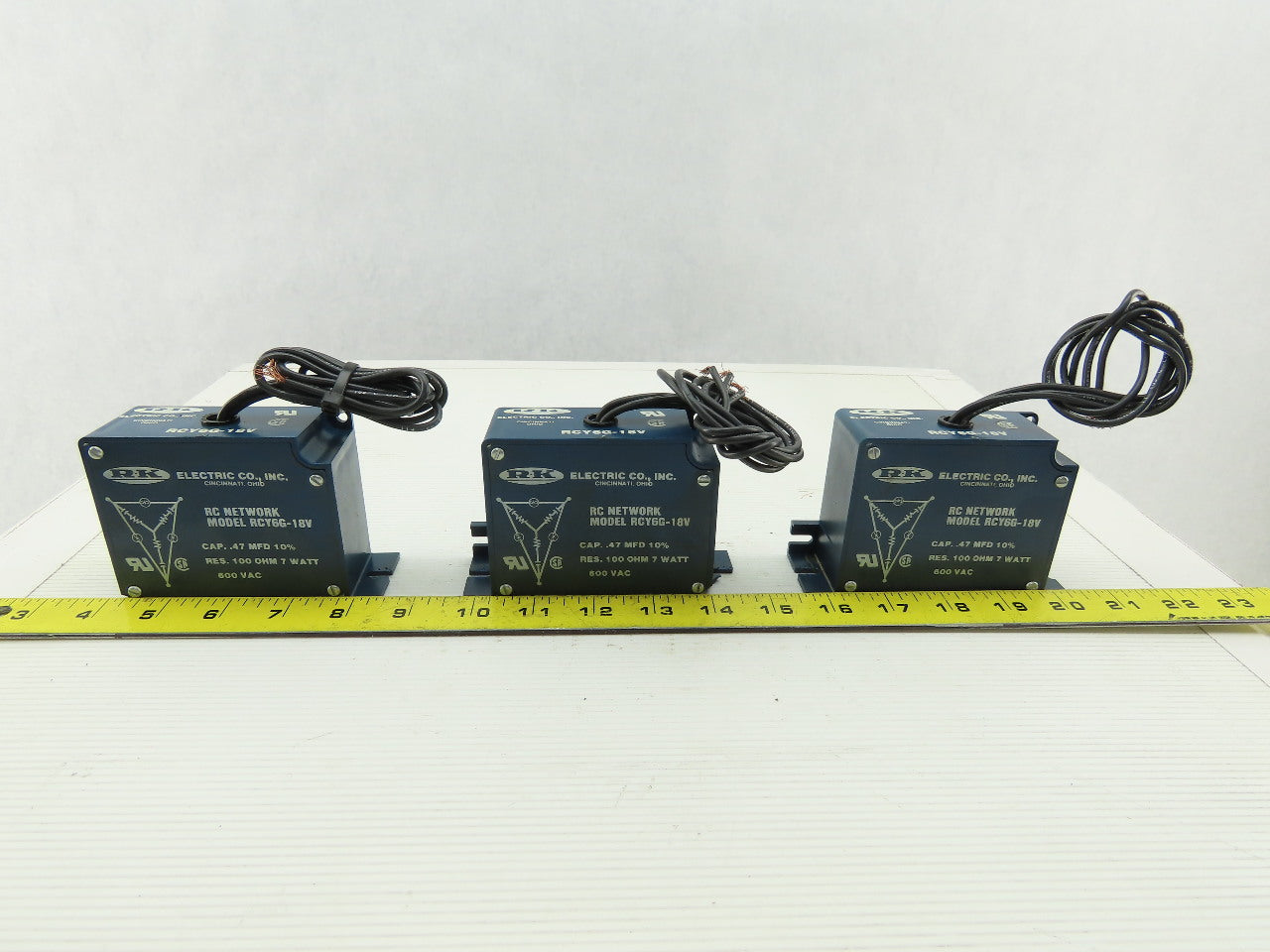 RK Electric RCY6G-18V 100 Ohm 7 Watt Network Suppressor Lot Of 3
