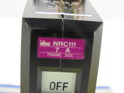 Idec NRC111 250V 7A And 5A Circuit Breaker Lot Of 3