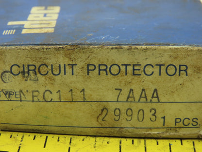 Idec NRC111 250V 7A And 5A Circuit Breaker Lot Of 3