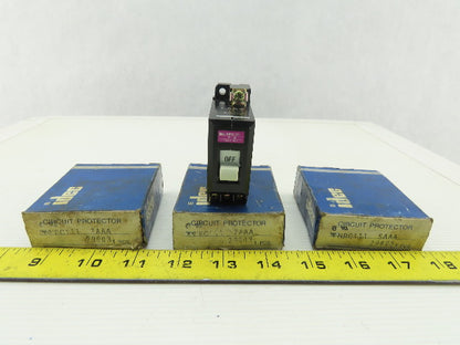 Idec NRC111 250V 7A And 5A Circuit Breaker Lot Of 3