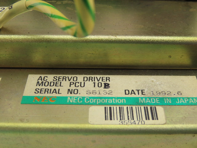 NEC PCU10B VAD AAJ (PSC) 193-230072 AC Servo Driver