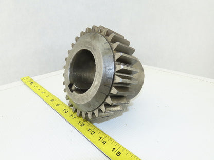 150mm OD x 40mm Wide 28T 17mm Pitch Spur Gear 70mm Bore 110mm Bore Length