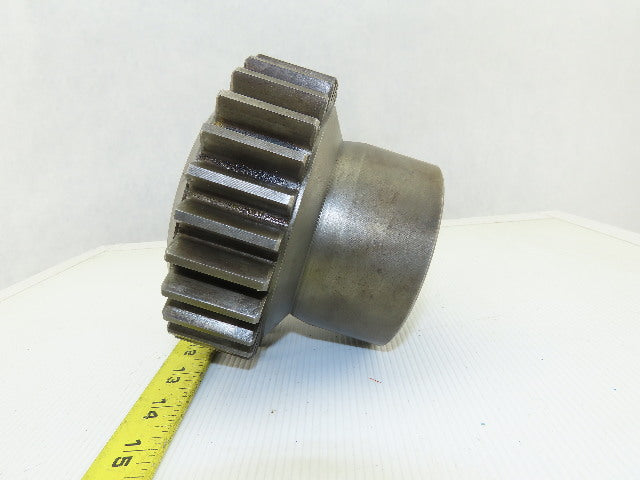 150mm OD x 40mm Wide 28T 17mm Pitch Spur Gear 70mm Bore 110mm Bore Length
