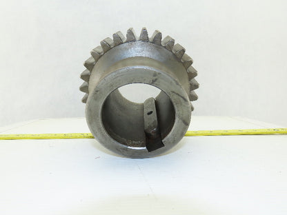 150mm OD x 40mm Wide 28T 17mm Pitch Spur Gear 70mm Bore 110mm Bore Length