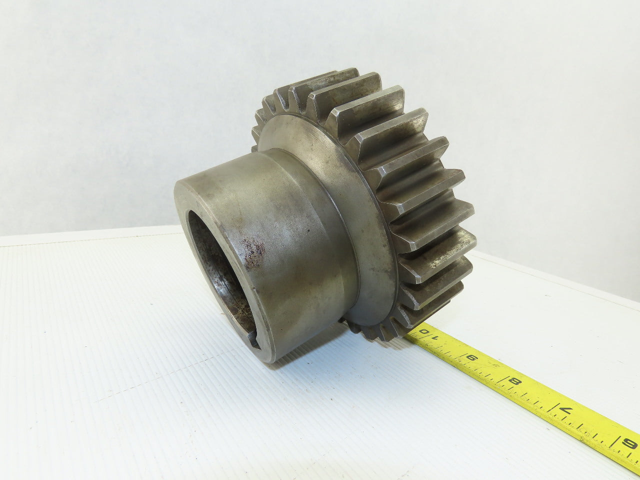 150mm OD x 40mm Wide 28T 17mm Pitch Spur Gear 70mm Bore 110mm Bore Length