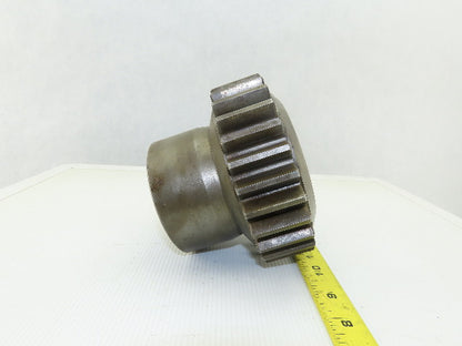 150mm OD x 40mm Wide 28T 17mm Pitch Spur Gear 70mm Bore 110mm Bore Length