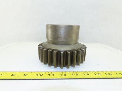 150mm OD x 40mm Wide 28T 17mm Pitch Spur Gear 70mm Bore 110mm Bore Length
