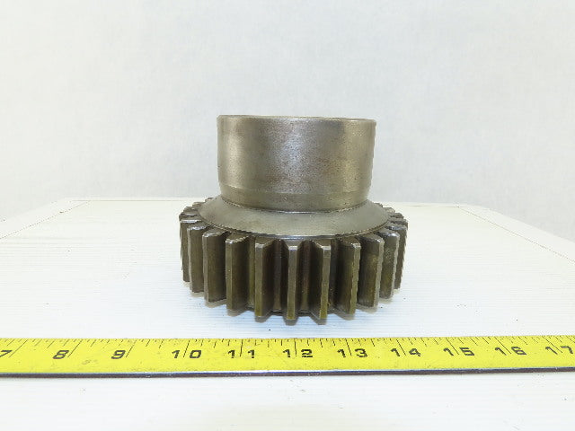 150mm OD x 40mm Wide 28T 17mm Pitch Spur Gear 70mm Bore 110mm Bore Length