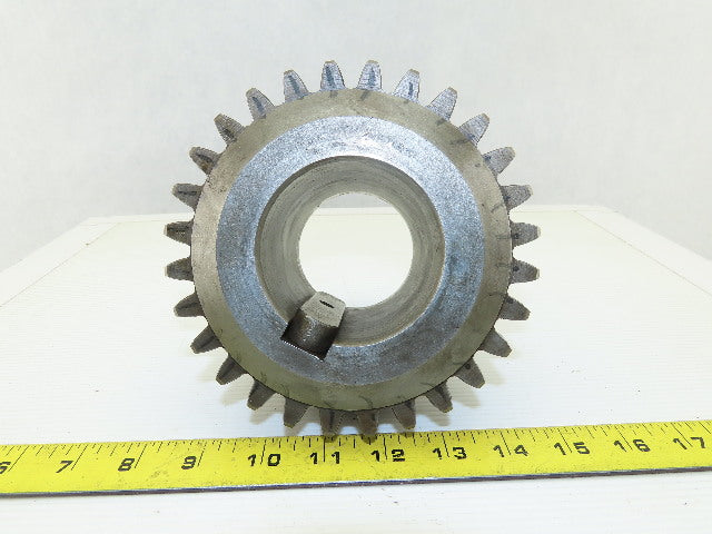 150mm OD x 40mm Wide 28T 17mm Pitch Spur Gear 70mm Bore 110mm Bore Length