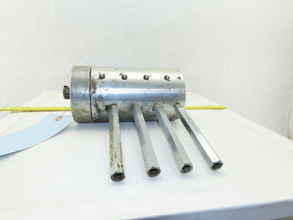 Kitako MT4-170 Hydraulic Spindle Motor 9 Port 60mm Bore From CNC Lathe