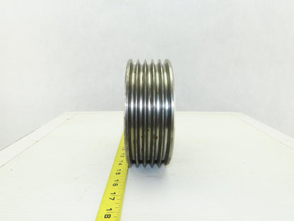 6-3/8" OD 5 Groove 3V Type Belt Pulley Sheave 1-9/16" Bore