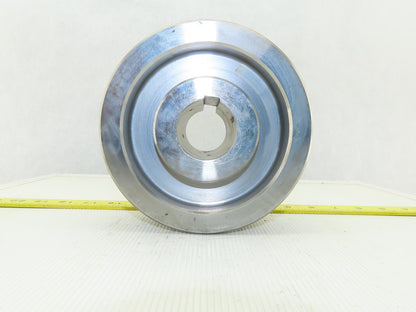 6-3/8" OD 5 Groove 3V Type Belt Pulley Sheave 1-9/16" Bore