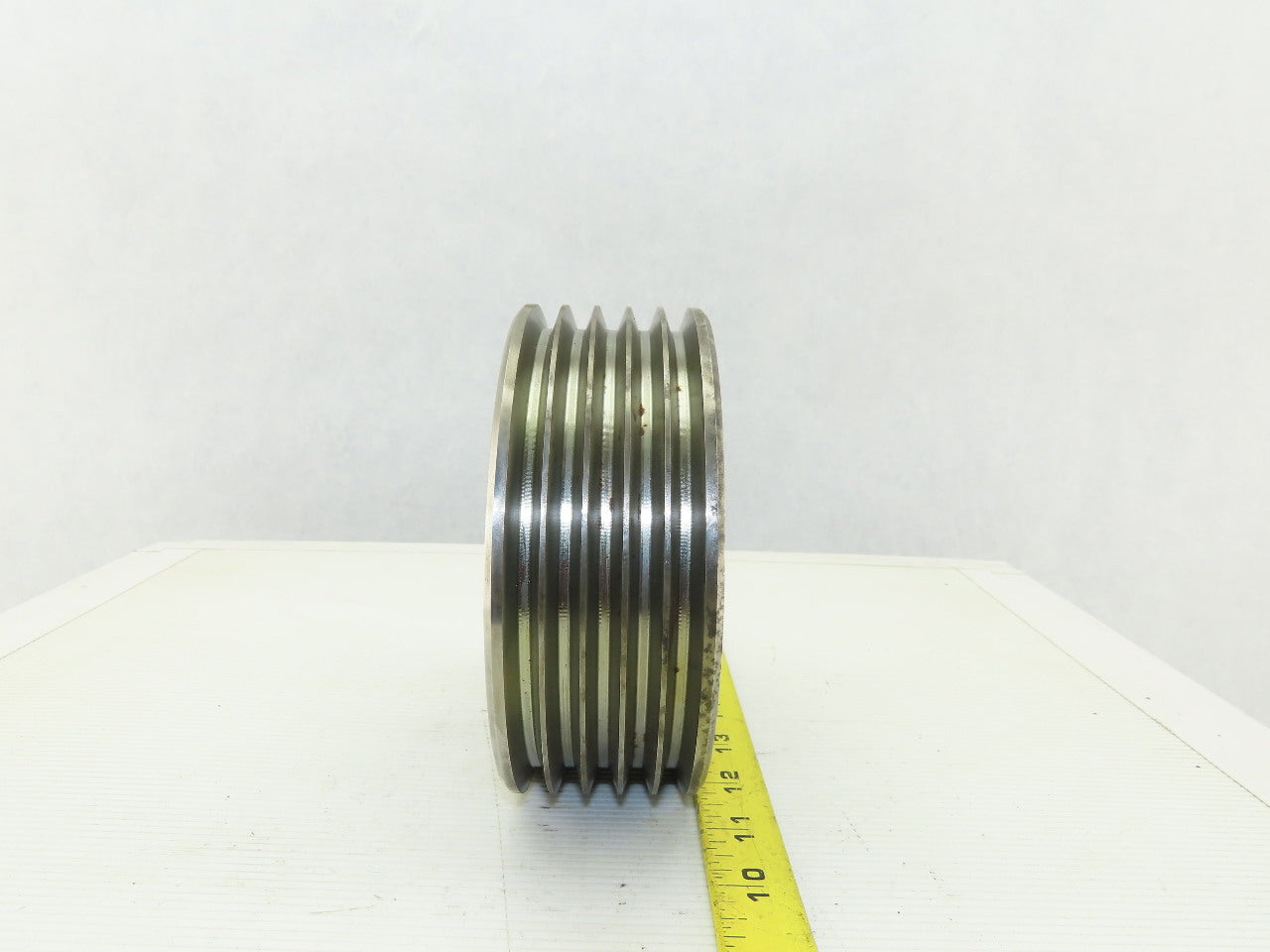 6-3/8" OD 5 Groove 3V Type Belt Pulley Sheave 1-9/16" Bore