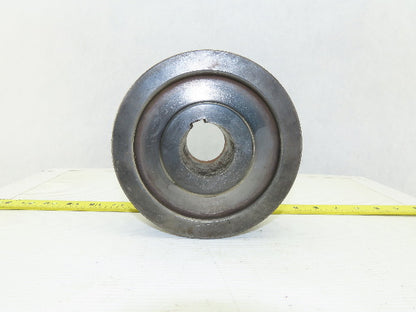 6-3/8" OD 5 Groove 3V Type Belt Pulley Sheave 1-9/16" Bore