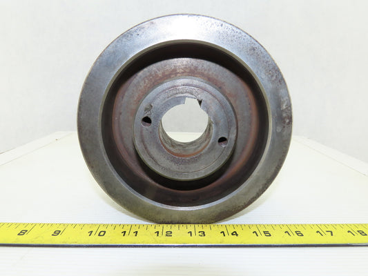 6-3/8" OD 5 Groove 3V Type Belt Pulley Sheave 1-9/16" Bore