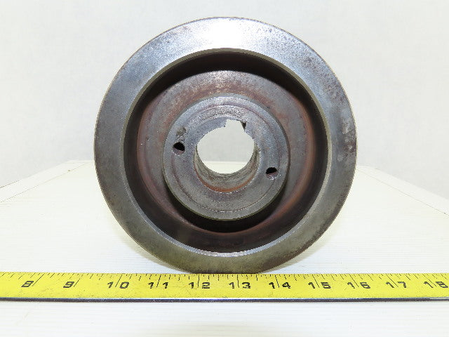 6-3/8" OD 5 Groove 3V Type Belt Pulley Sheave 1-9/16" Bore