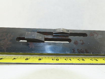 18-1/2" x 2-3/8" Wide 3 Adjustable Position Linear Limit Switch Dog Rail
