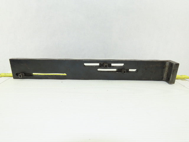 18-1/2" x 2-3/8" Wide 3 Adjustable Position Linear Limit Switch Dog Rail