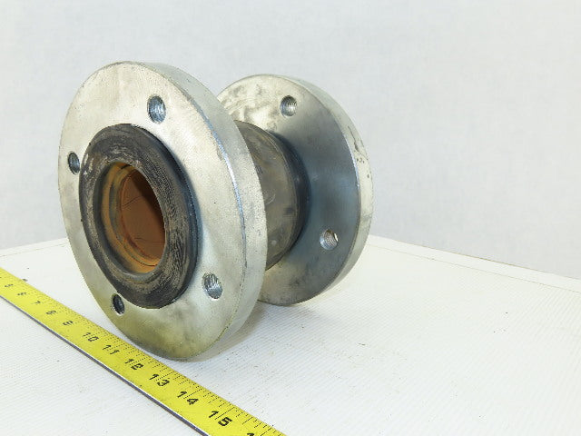 Metraflex 2-1/2" x 5" Raised Rubber Flange Flexible Coupling 150LB