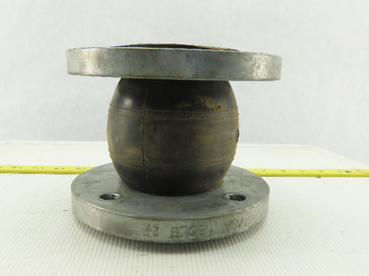 Metraflex 2-1/2" x 5" Raised Rubber Flange Flexible Coupling 150LB