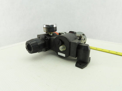 Wilkerson CB6-03-00 Inline Air Filter Lubricator Regulator FRL 0-125 PSI