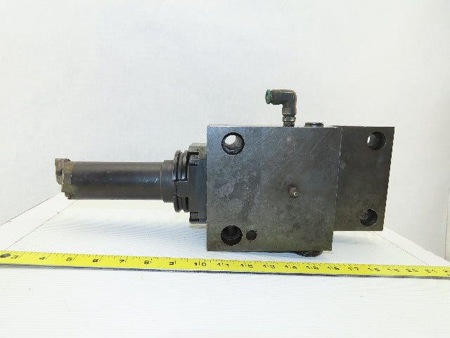 Kennametal D-185460-R01 Hybrid Turret Tool Holder Block Right Hand W/ Tooling