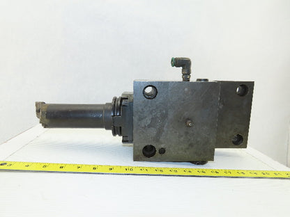 Kennametal D-185460-R01 Hybrid Turret Tool Holder Block Right Hand W/ Tooling