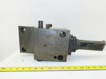 Kennametal D-185461-R01 Hybrid Turret Tool Holder Block Left Hand W/ Tooling