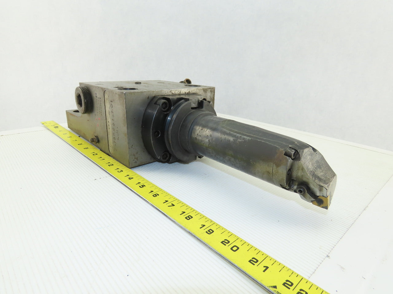 Kennametal D-185461-R01 Hybrid Turret Tool Holder Block Left Hand W/ Tooling
