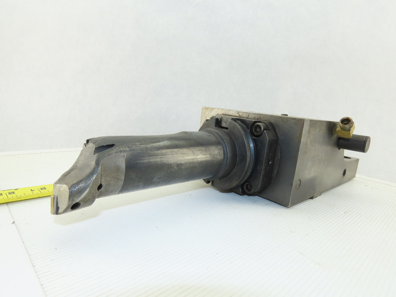 Kennametal D-185461-R01 Hybrid Turret Tool Holder Block Left Hand W/ Tooling