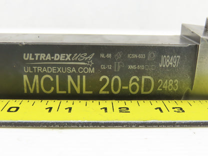 Ultra-Dex MCLNL 20-6D 1-1/4" Square Shank Left Hand -5° Lead Boring Bar
