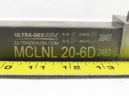Ultra-Dex MCLNL 20-6D 1-1/4" Square Shank Left Hand -5° Lead Boring Bar