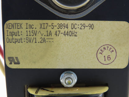 Xentek X17-5-3894 115V 47-440Hz Input 5V Output Power Supply