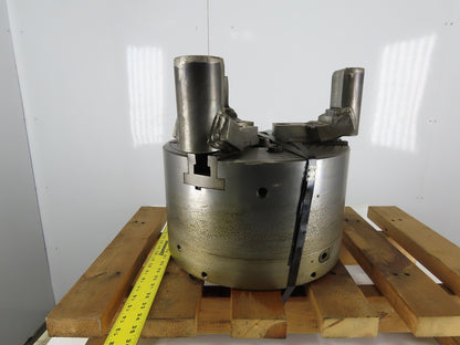 16" Lathe Power Chuck 3 Jaw Serrated 1.5mmx60 Thru Hole 3000RPM 550 PSI