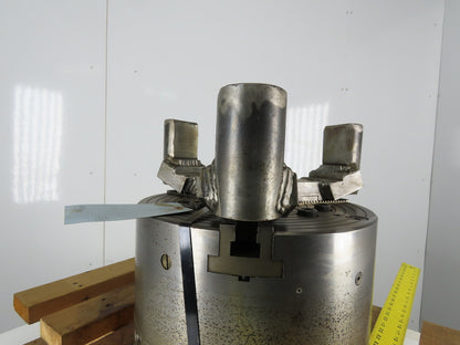 16" Lathe Power Chuck 3 Jaw Serrated 1.5mmx60 Thru Hole 3000RPM 550 PSI