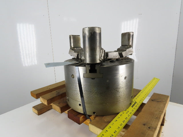 16" Lathe Power Chuck 3 Jaw Serrated 1.5mmx60 Thru Hole 3000RPM 550 PSI