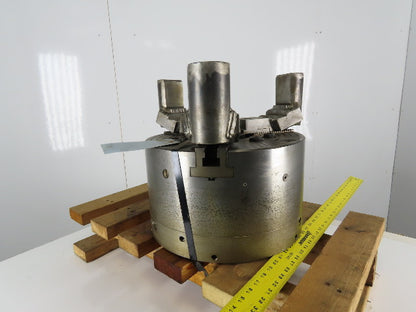 16" Lathe Power Chuck 3 Jaw Serrated 1.5mmx60 Thru Hole 3000RPM 550 PSI