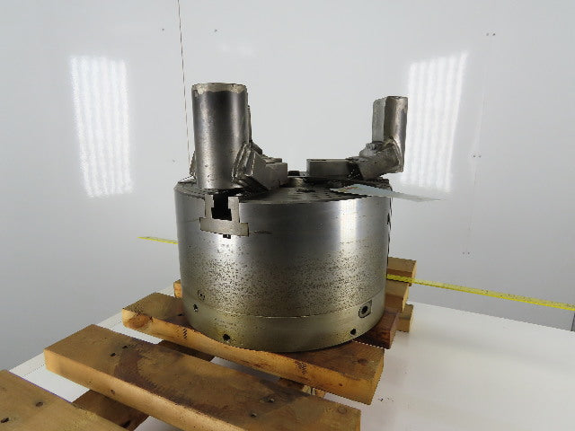 16" Lathe Power Chuck 3 Jaw Serrated 1.5mmx60 Thru Hole 3000RPM 550 PSI
