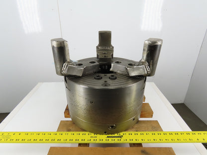 16" Lathe Power Chuck 3 Jaw Serrated 1.5mmx60 Thru Hole 3000RPM 550 PSI