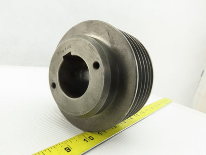 5-1/2" OD 5 Groove 3V Belt Style Drive Pulley 1-7/8" Bore