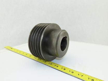 5-1/2" OD 5 Groove 3V Belt Style Drive Pulley 1-7/8" Bore