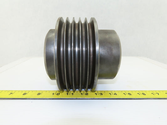 5-1/2" OD 5 Groove 3V Belt Style Drive Pulley 1-7/8" Bore