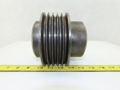 5-1/2" OD 5 Groove 3V Belt Style Drive Pulley 1-7/8" Bore